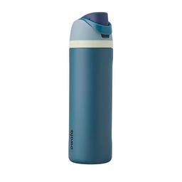 Owala FreeSip - Botella de agua aislada de acero inoxidable con popote, botella de agua deportiva sin BPA, ideal para viajes, 24 onzas, mezclilla - Vista 2