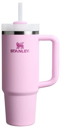 Stanley Quencher H2.0 - Vaso con asa y pajilla, tapa de 3 posiciones Flowstate de 30 onzas, compatible con portavasos para viajes, vaso de acero inoxidable aislado sin BPA, flor de cerezo - Vista 2