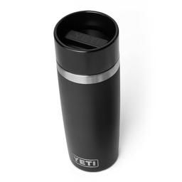 YETI Rambler - Botella de viaje de 16 onzas, acero inoxidable, aislada al vacío con tapa a prueba de fugas, color negro - Vista 2