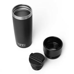 YETI Rambler - Botella de viaje de 16 onzas, acero inoxidable, aislada al vacío con tapa a prueba de fugas, color negro - Vista 4