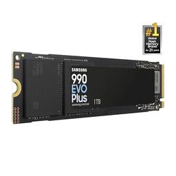 SAMSUNG 990 EVO Plus - SSD de 1TB, PCIe Gen 4x4 y 5x2 M.2 2280, velocidades de hasta 7250 MB/s, almacenamiento para PC/portátiles, tecnología HMB e Intelligent Turbowrite 2.0, (MZ-V9S1T0B/AM) - Vista 3