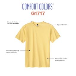 Comfort Colors - Camiseta unisex pesada de manga corta, estilo G1717/G1745 Paquete múltiple. - Vista 3