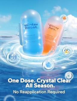 Kit de cierre de piscina de invierno, cuidado 3 en 1 para el invierno para piscinas sobre el suelo y piscinas enterradas, de larga duración y seguro para 15,000 galones - Vista 3