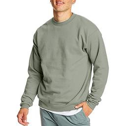 Hanes EcoSmart - Sudadera de vellón sin botones para hombre, mezcla de algodón, con cuello redondo, paquete de 1 o 2 unidades - Vista 2