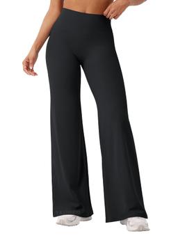 YEOREO - Leggings rectos de entrenamiento para mujer, sin costuras frontales, de 29, 31.5 y 33 pulgadas, leggings de cintura alta, pantalones deportivos para yoga y gimnasio - Vista 1