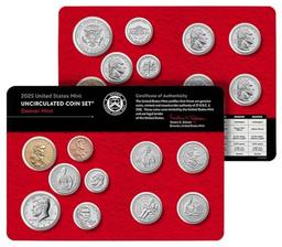2025 P, D U.S. Mint Uncirculated 20 Coin Mint Set with CoA Uncirculated - Vista 4