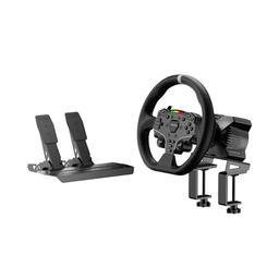 MOZA R3 Racing Wheel and Pedals Bundle for PC, 3.9Nm Direct Drive WheelBase,11-inch ES Lite Steering Wheel,Pedals and Desk Clamp High-Performance Game Racing Simulator for PC User - Vista 1