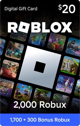 Roblox Código de regalo digital para 1,700 Robux [Canjear en todo el mundo - Incluye artículo virtual exclusivo] [Código de juego en línea] - Vista 1