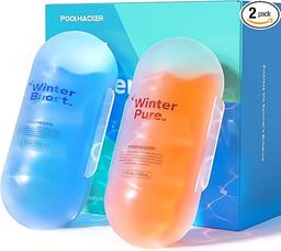 Kit de cierre de piscina de invierno, cuidado 3 en 1 para el invierno para piscinas sobre el suelo y piscinas enterradas, de larga duración y seguro para 15,000 galones - Vista 1