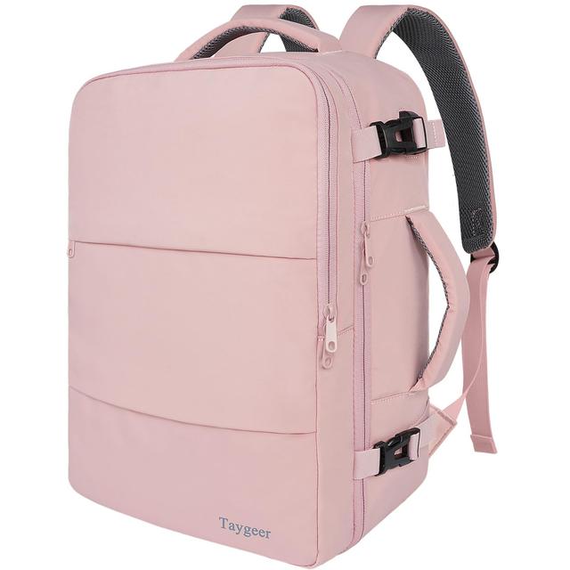 Taygeer TSA - Mochila de viaje para mujer, mochila de mano con puerto de carga USB y bolsa para zapatos, mochila para laptop de 15.6 pulgadas, aprobada por vuelo, mochila casual para enfermera - Imagen 1