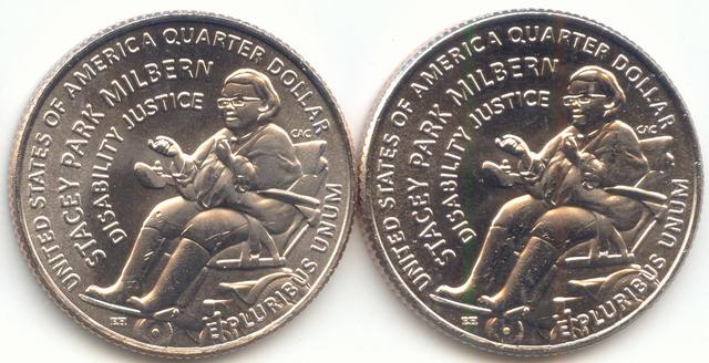 2025 P,D American Women, Washington Stacey Park Milbern Quarter Uncirculated - Imagen 1